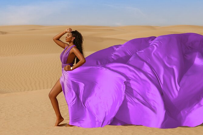 Dubai Flying Dress Private Photoshoot in the Desert - Booking Process and Availability