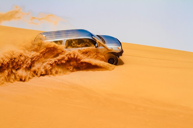 Dubai Morning Evening Desert Safari,Sand Boarding and Camel Ride - Pickup and Drop-off Service