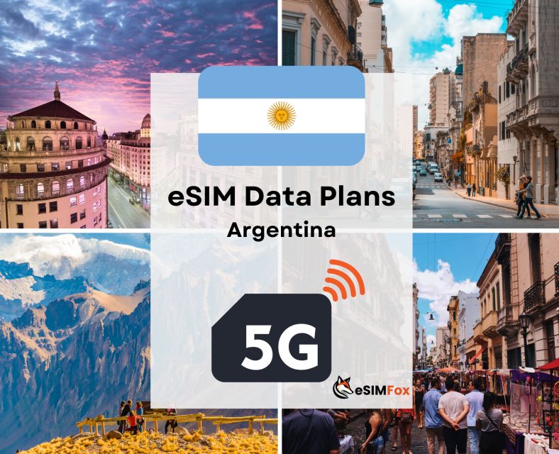 Esim Argentina: 4G/5G Internet Data Plan - Secure Connection