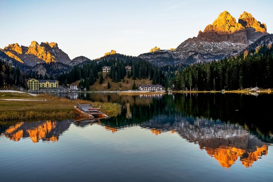 From Bolzano: The Heart of the Dolomites Private Tour by Car - Historic Dining With Lake View