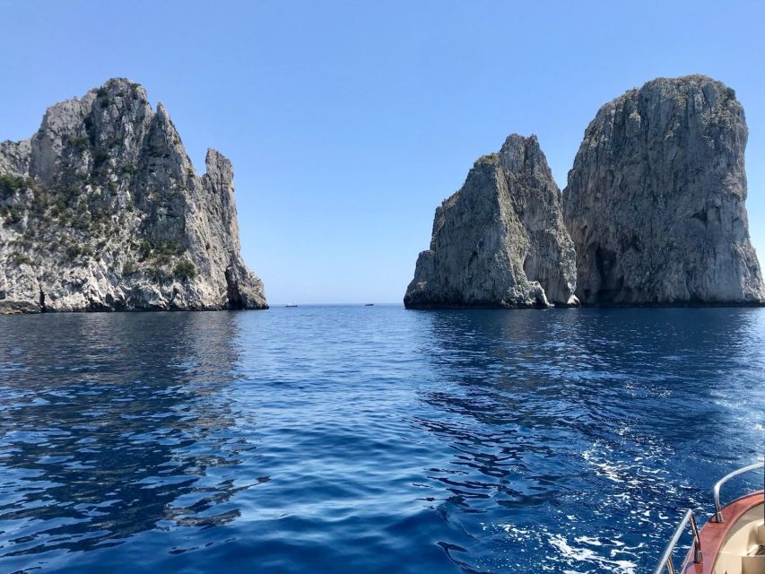 From Sorrento : Private Boat Tour Capri and Positano - Beverages and Snacks Included