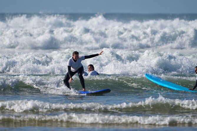 Group Surf Lesson in Costa Da Caparica - Surfboard and Wetsuit Rental