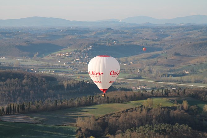 Hot Air Balloon Flight Over Tuscany From Siena - Celebrating the Landing