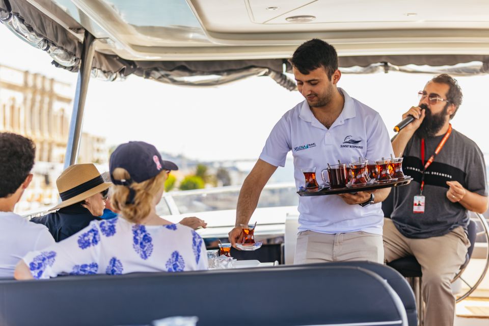 Istanbul: Bosphorus Yacht Cruise With Stopover on Asian Side - Admire the Maidens Tower