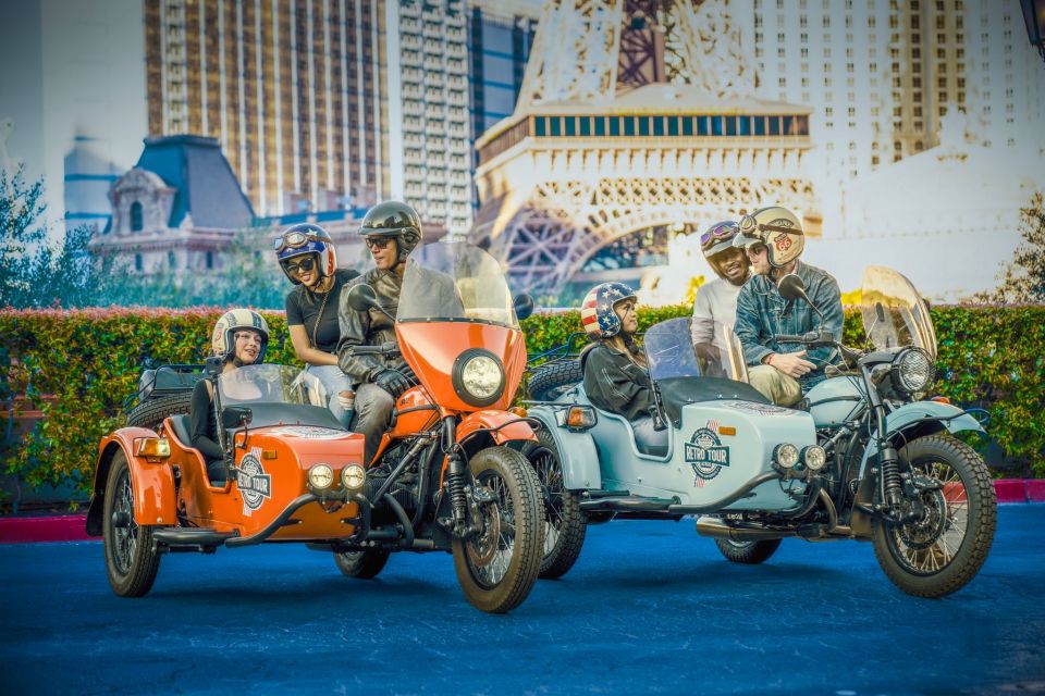 Las Vegas: Private 2-Hour Guided Sidecar Tour With Drink - Bellagio Fountain Show Delight