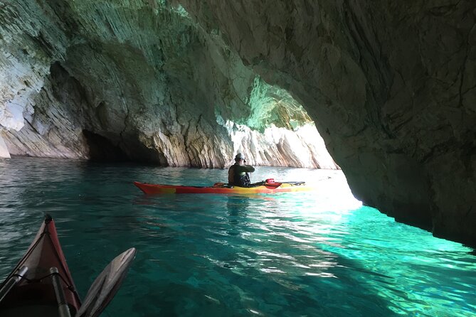 Lefkada Kayak & Snorkel: Explore Blue Cave With a Taste of Greece - Professional Local Guide Support