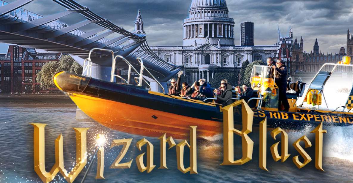 London: 45 Minute Magical Wizard Blast Speedboat Tour - Meeting Point