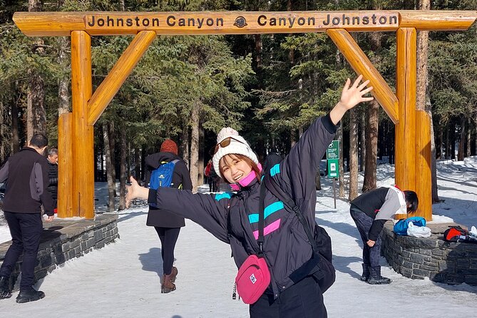 Marble & Johnston Canyon Ice-Walk Tour From Calgary/Canmore/Banff - Transportation and Pickup