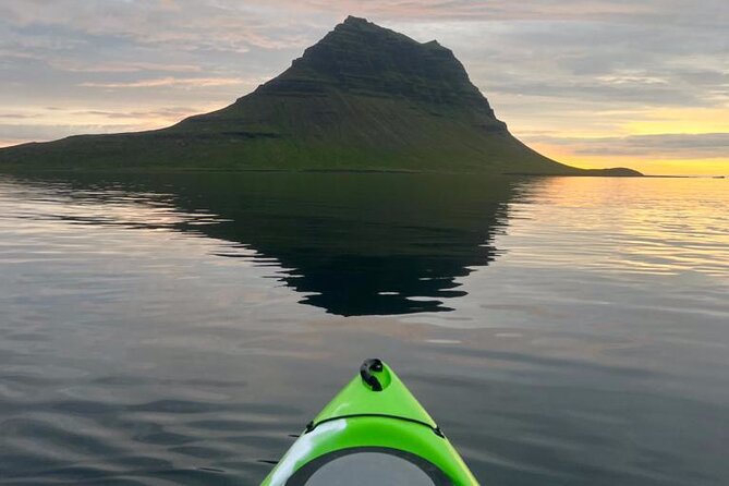 Midnight Sun Kayaking Adventure by Mt. Kirkjufell - Midnight Kayaking Experience