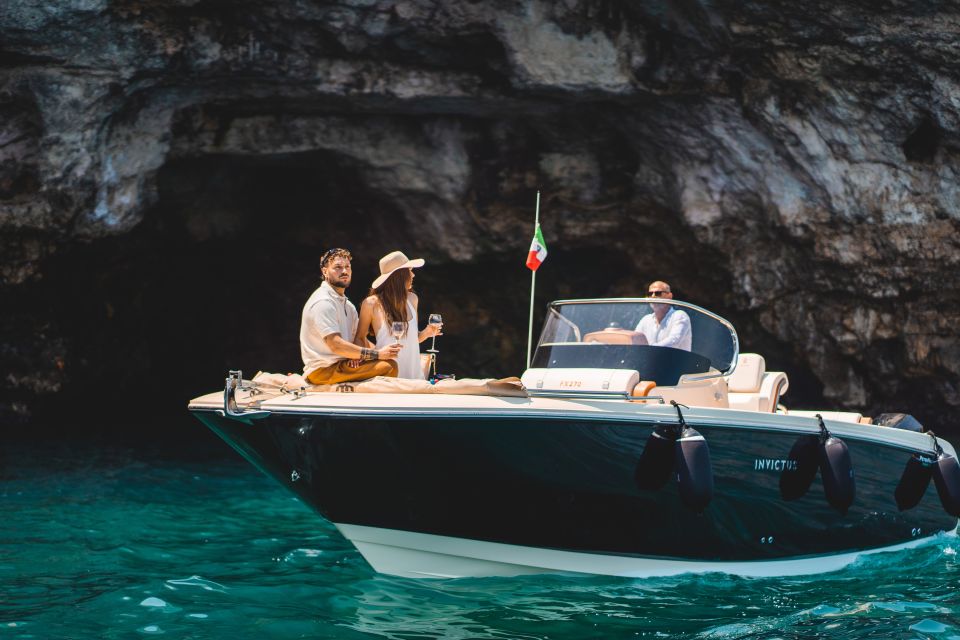 Monopoli: Private Sightseeing Speedboat Tour With Champagne - Opportunity for Swimming and Snorkeling