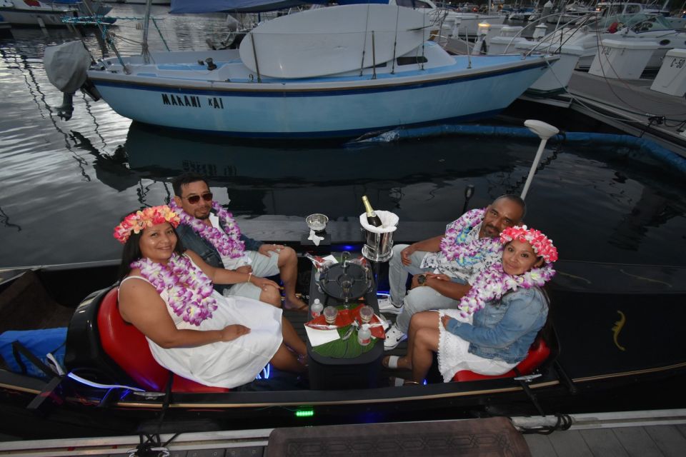 Oahu: Fireworks Cruise - Ultimate Luxury Gondola With Drinks - Enjoying the Fireworks Display