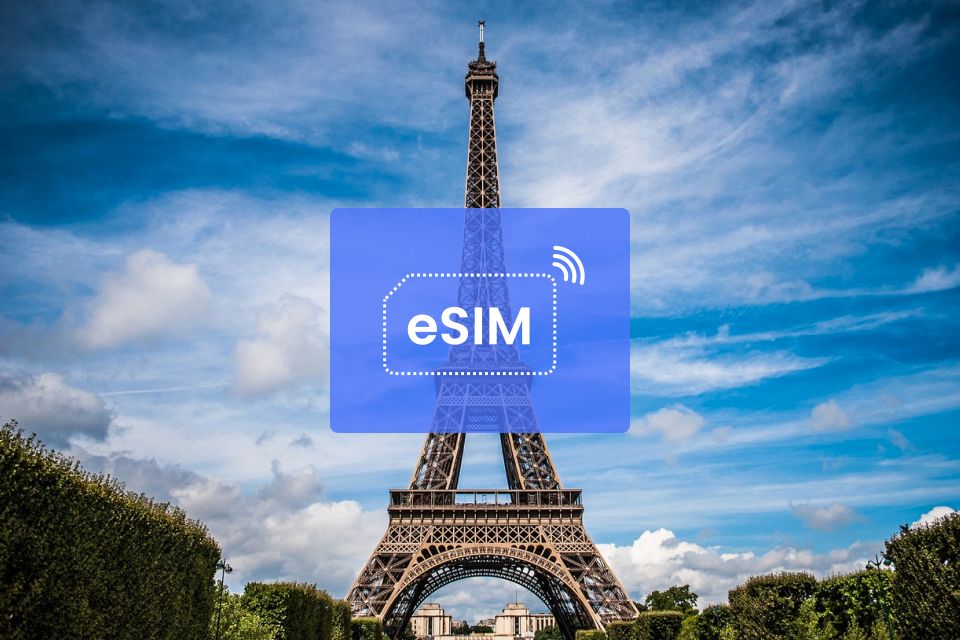 Paris: France/ Europe Esim Roaming Mobile Data Plan - Data Usage Estimates