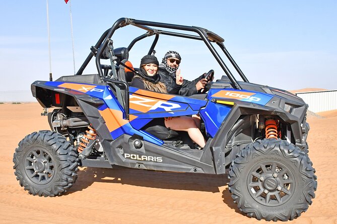 Premium Desert Excursion With Dune Buggy Camel Ride & BBQ Dinner - Dune Bashing and Sunset