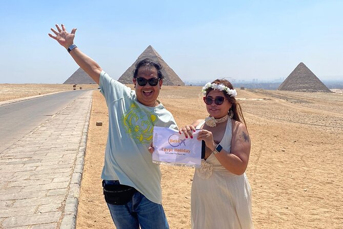 Private Day Tour Giza Pyramids, Sphinx, Memphis, Saqqara Pyramids - Complimentary Coffee/Tea