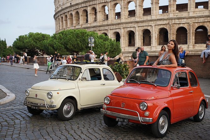 Private Fiat 500 Retro Car Tour With Professional Photoshoot - Exploring Romes Iconic Landmarks