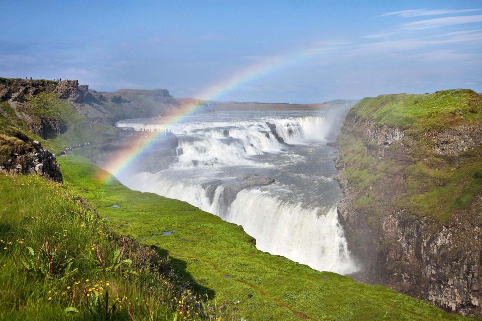 Reykjavik: Golden Circle Tour and Blue Lagoon Admission - Gullfoss Waterfall