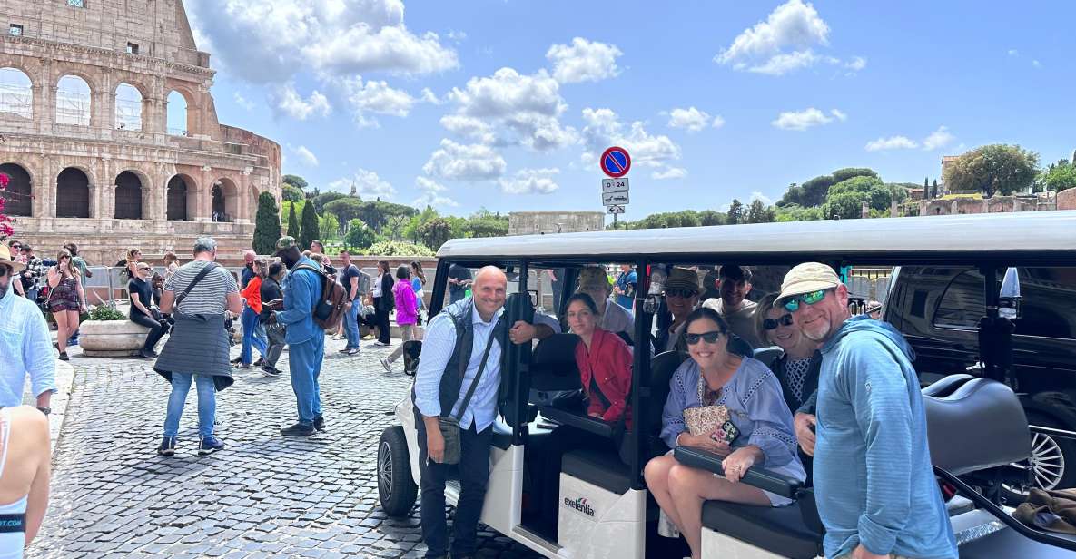 Rome in Golf Cart 6 Hours the Really Top! - Visiting Capitoline Hill Vantage Point