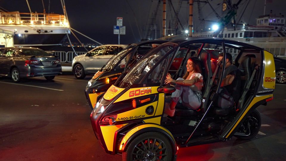 San Diego: Coronado Island Electric GoCar Night Tour - Coronado Bridge and Island