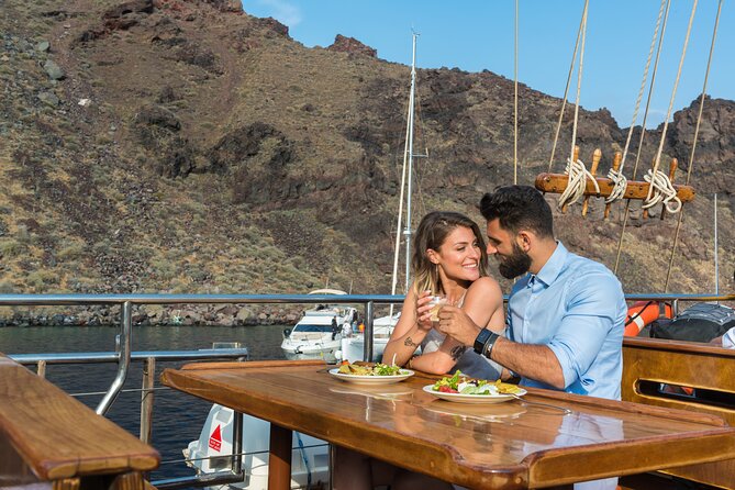 Santorini Sunset Dinner Cruise Including Nea Kameni Visit - Important Information and Policies