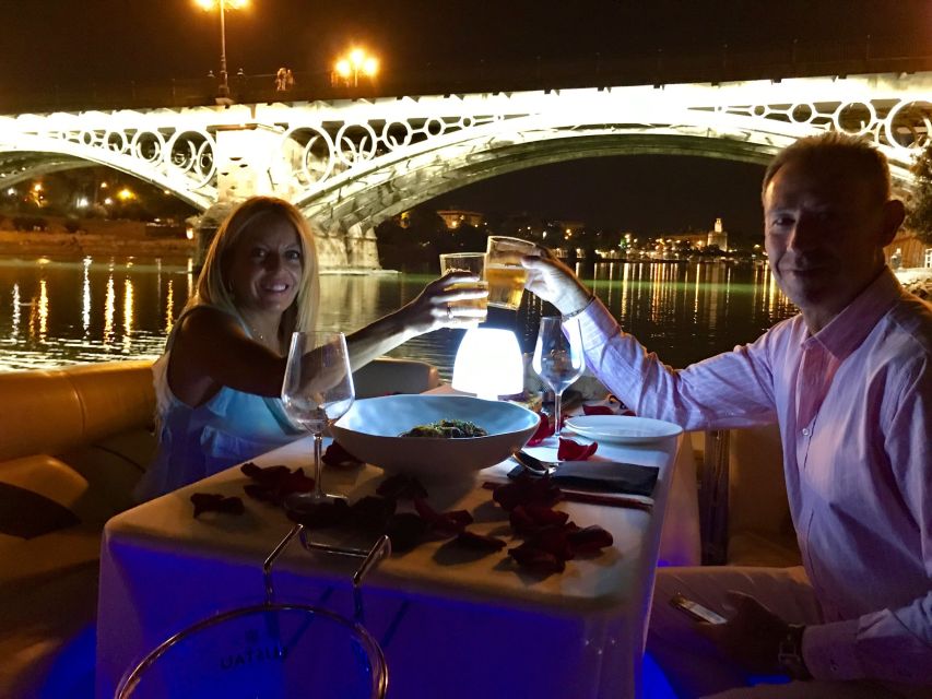 Seville: Private River Cruise With Dinner and Drinks - Additional Champagne and Cava Options