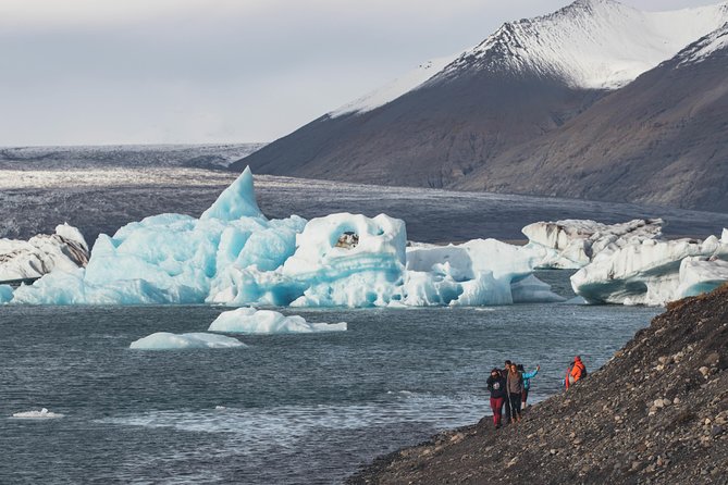 South Coast, Diamond Beach and Glacier Lagoon Day Tour - Cruise on Jokulsarlon Lagoon