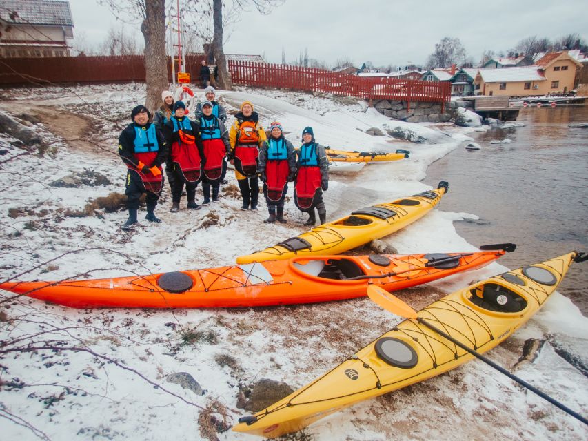 Stockholm: Winter Kayaking, Swedish Fika, and Hot Sauna - Optional Cold Water Immersion