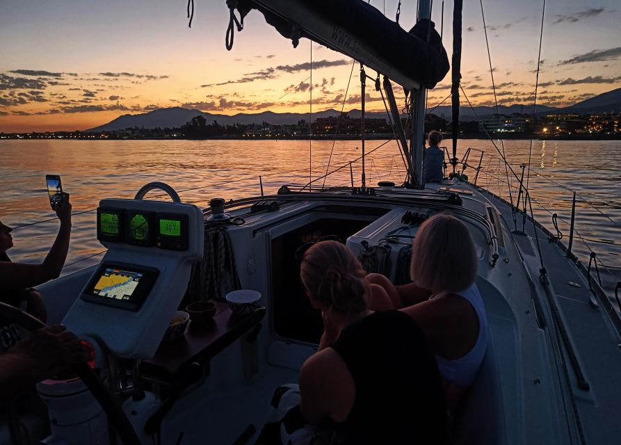 Sunset Sailing in Private Sailboat Puerto Banus Marbella - Sailing Experience