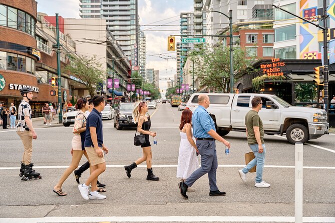 Sunset Walk & Happy Hour Tour at Vancouvers English Bay - Tour Highlights