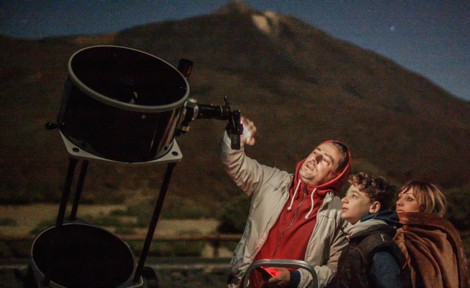 Teide National Park: Guided Large Telescope Stargazing Tour - Starting Time and Meeting Point