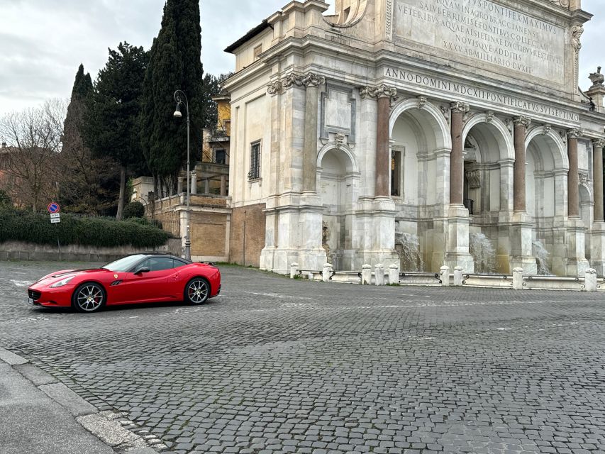 Testdrive Ferrari Guided Tour of the Tourist Areas of Rome - Inclusions in the Package