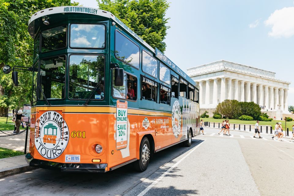 Washington, DC: Old Town Hop-On Hop-Off Trolley City Tour - Multilingual Audio Guide Options