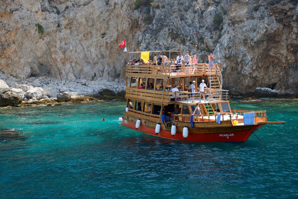 Alanya: Boat Trip With Lunch, Drinks, and Swim Stops - Explore Secluded Bays