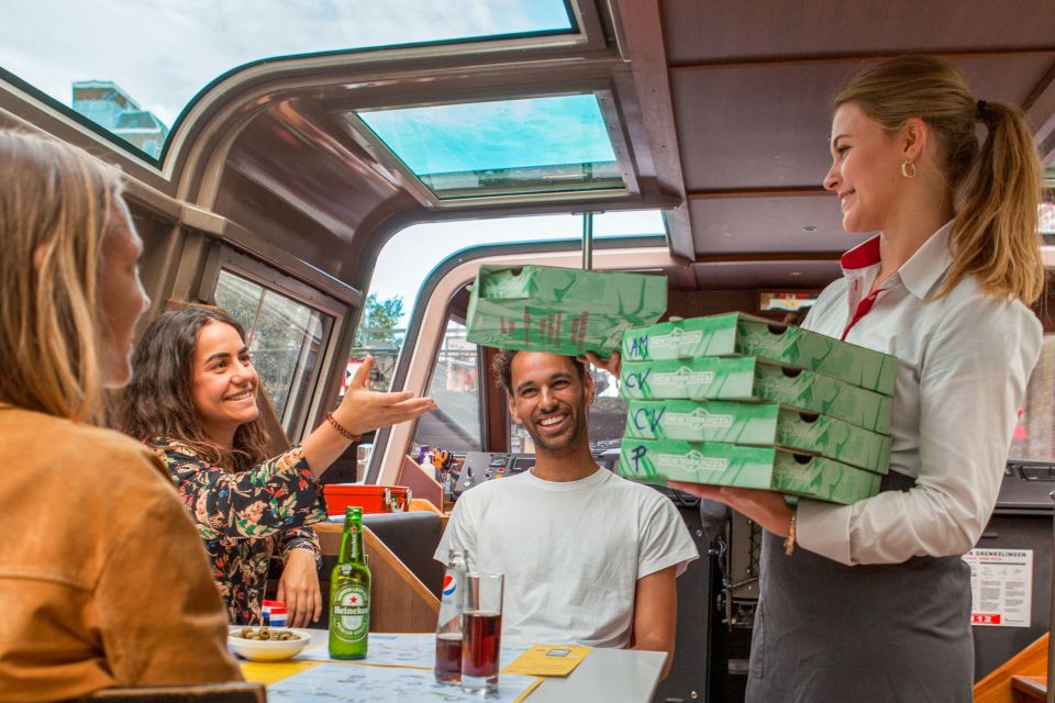 Amsterdam: Evening Canal Cruise With Pizza and Drinks - Discounted Pricing and Savings