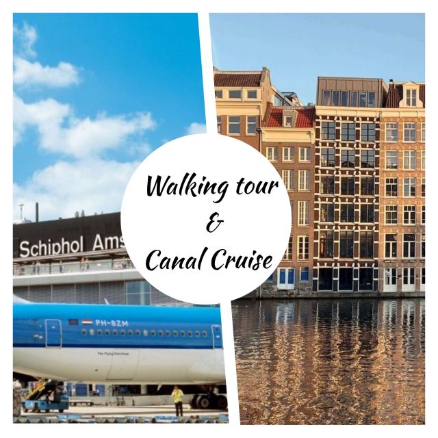 Amsterdam: Layover Sightseeing Tour With Airport Transfer - Tour Duration and Pickup