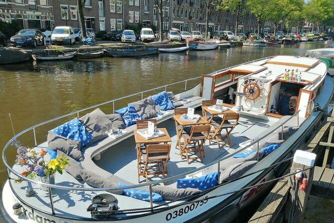 Amsterdam The Bulldog Boat Cruise Including 2 Drinks - Nighttime Skyline