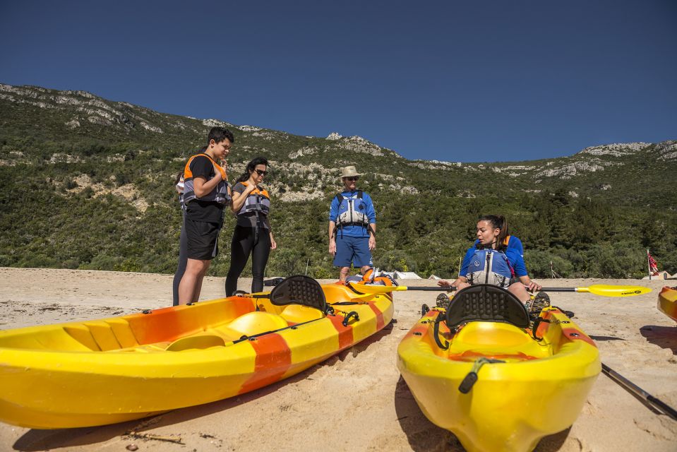 Arrábida Natural Park: Canoeing in Prof. Luiz S. Marine Park - Snorkeling at Anicha Island