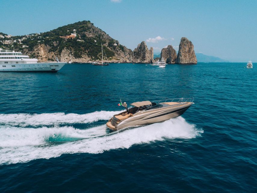 Capri Private Boat Tour From Sorrento on Riva Rivale 52 - Gourmet Cuisine With Views