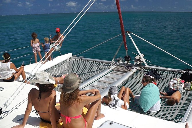 Catamaran Adventure Full Day: Ile Aux Cerfs,Grse Waterfall,Snorkeling &Bbq Lunch - Duration and Destination