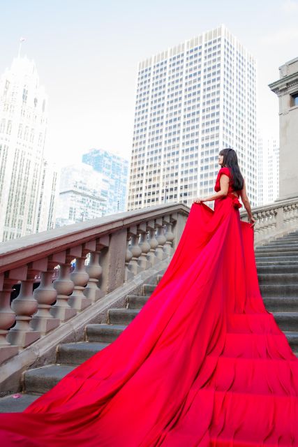 Chicago: Luxury Private Flying Dress Photoshoot 2 Locations - Important Dress Information