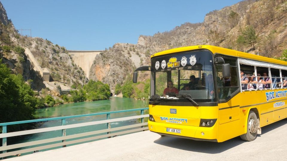 City of Side: Cabrio Bus & Boat Trip at the Green Lake - Manavgat Waterfall Viewpoint