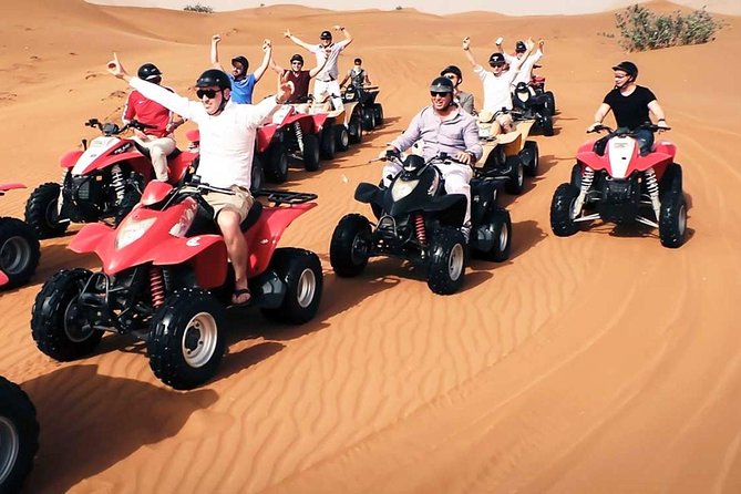 Desert Safari With Quad Bike and Arabian Show With BBQ Dinner - Henna Tattoo Art Demonstration