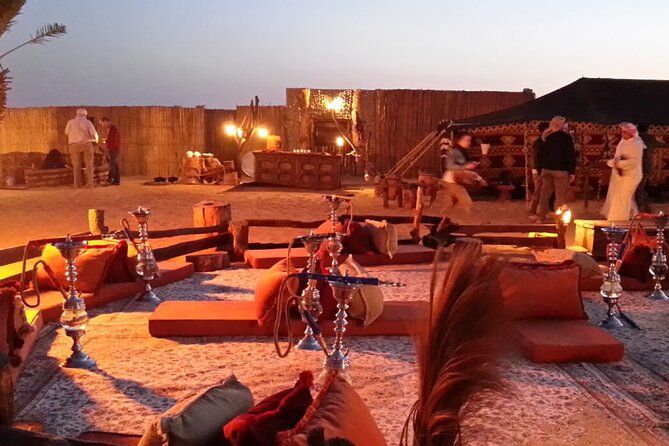 Dubai Desert Safari With BBQ Dinner, Dune Bashing & Live Show - Dining and Entertainment