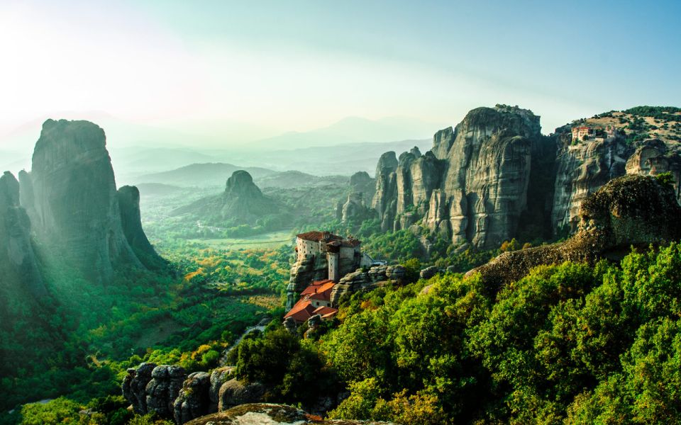 From Athens: Meteora Private Day Trip & Monasteries - Monasteries With Built-In Rock Churches