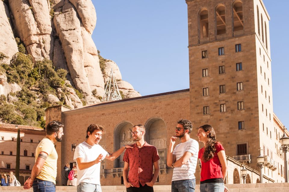 From Barcelona: Full-Day Montserrat & Wine Small Group Tour - Montserrat Monastery