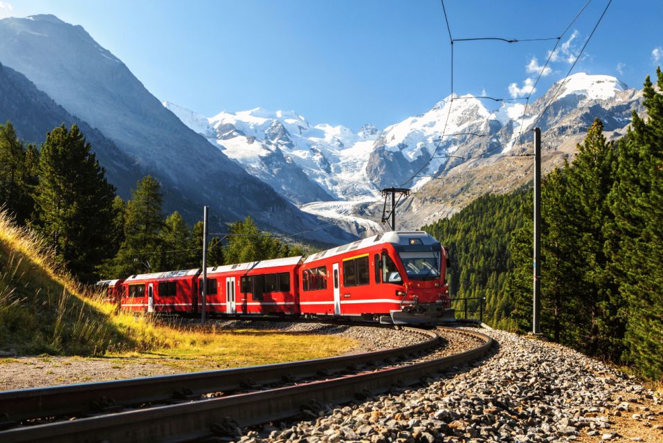 From Bergamo Railway Station: Bernina Train Ticket - Bus and Train Routes