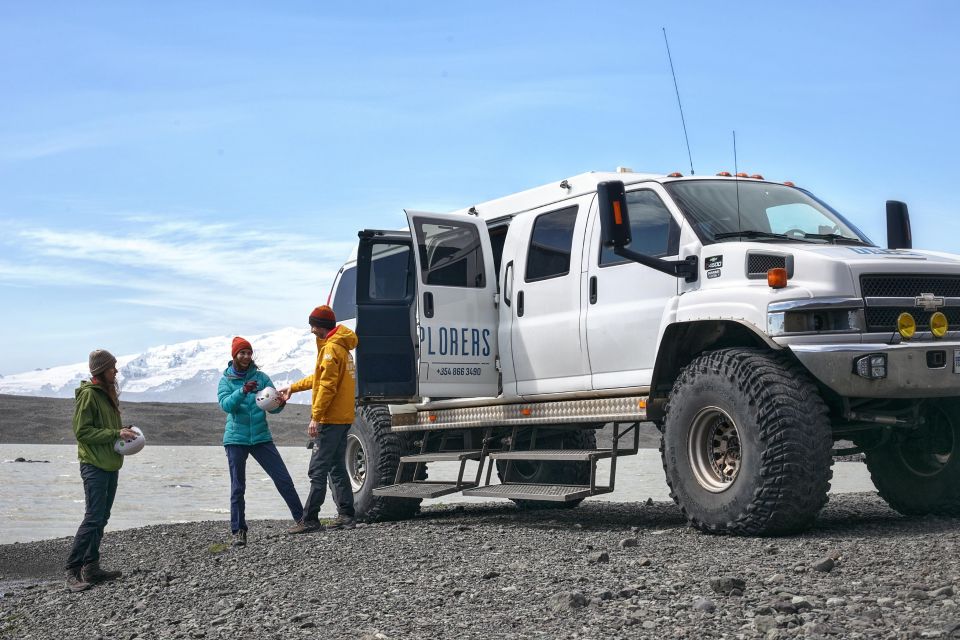 From Jökulsárlón: Ice Cave and Glacier Exploration Tour - Duration and Meeting Point