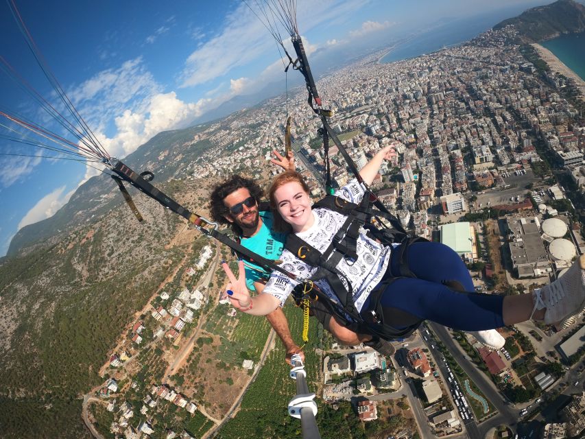 From the City of Side, Alanya, Paragliding - Paragliding From Hill