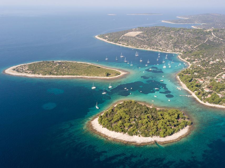 From Trogir or Split: Blue Lagoon and 3 Islands Tour - Visit UNESCO Town