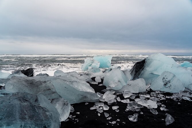 Glacier Lagoon and Diamond Beach Guided Day Trip From Reykjavik - Climate-Controlled Vehicle Transportation