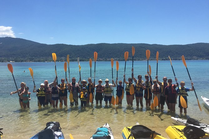 Half Day Kayak Trip - Enjoying the Greek-Style Lunch